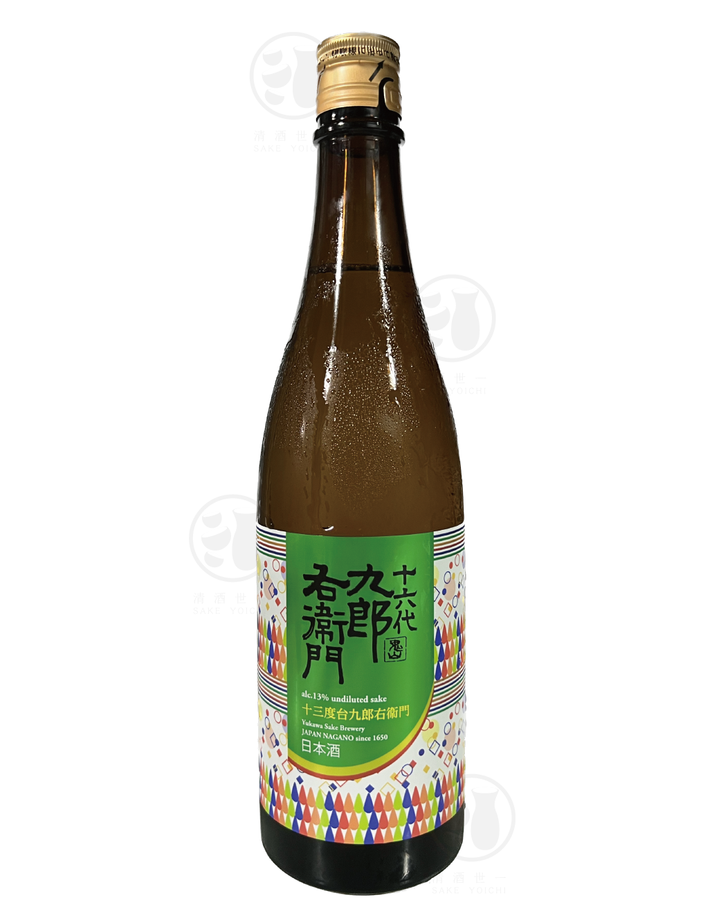 十六代九郎右衛門 山廃美山錦13 720ml Alc. 13% 08/23